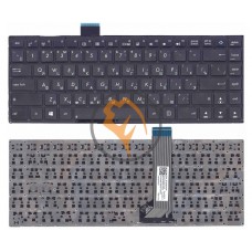 Клавіатура для ноутбука Asus VivoBook X402 без рамки, чорна RU