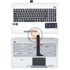 Клавіатура для ноутбука Asus X501A з топ-панеллю чорна RU
