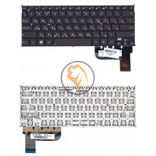 Клавіатура для ноутбука Asus Zenbook UX21A без рамки, чорна RU