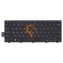 Клавіатура для ноутбука Dell 14-3000 чорна рамка, чорна RU