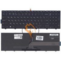 Клавіатура для ноутбука Dell Inspiron 15-5000 15-3000 5547 5521 з підсвіткою, чорна рамка, чорна RU