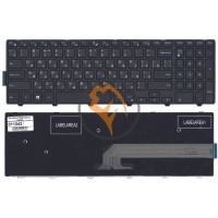 Клавіатура для ноутбука Dell Inspiron 15-5000 5547 5521 чорна рамка, чорна RU