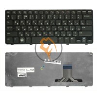 Клавіатура для ноутбука Dell Inspiron Mini 1090 чорна рамка, чорна RU