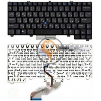 Клавіатура для ноутбука Dell Latitude D410 з вказівником Point Stick, чорна RU