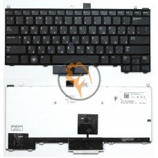 Клавіатура для ноутбука Dell Latitude E4310 з підсвіткою, з вказівником Point Stick, чорна RU