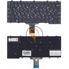 Клавіатура для ноутбука Dell Latitude E5250 без рамки, чорна RU