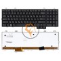 Клавіатура для ноутбука Dell Studio 1735 1736 1737 з підсвіткою, чорна RU