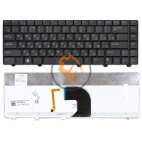 Клавіатура для ноутбука Dell Vostro 3300 3400 3500 з підсвіткою чорна RU