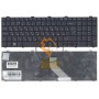 Клавіатура для ноутбука Fujitsu LifeBook AH530 AH531 NH751 вертикальний enter, чорна RU