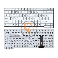 Клавіатура для ноутбука Fujitsu LifeBook S760 T901 вертикальний enter, біла RU