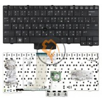 Клавіатура для ноутбука HP Elitebook 2540P з вказівником Point Stick, чорна RU
