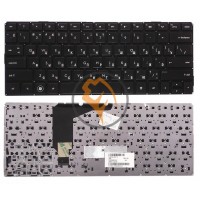 Клавіатура для ноутбука HP Envy 13 без рамки, горизонтальний enter, чорна RU