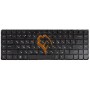 Клавіатура для ноутбука HP Envy 15 без рамки, горизонтальний enter, чорна RU
