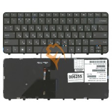 Клавіатура для ноутбука HP Folio 13-1000 13-2000 з підсвіткою, чорна рамка, чорна RU