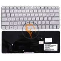 Клавіатура для ноутбука HP Mini 210-2000 срібляста рамка, срібляста RU