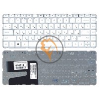 Клавіатура для ноутбука HP Pavilion 14-e біла рамка, біла RU