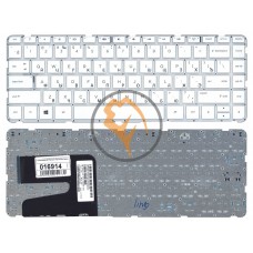 Клавіатура для ноутбука HP Pavilion 14-e біла рамка, біла RU