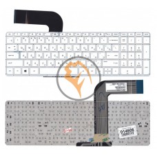 Клавіатура для ноутбука HP Pavilion 17-F 15-P без рамки, біла RU