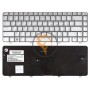 Клавіатура для ноутбука HP Pavilion DV4-1000 срібляста RU