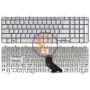 Клавіатура для ноутбука HP Pavilion DV7-1000 срібляста RU