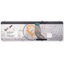 Клавіатура для ноутбука HP Pavilion DV7-2000 чорна RU