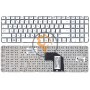 Клавіатура для ноутбука HP Pavilion G6-2000 без рамки, біла RU