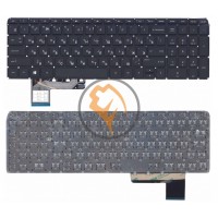 Клавіатура для ноутбука HP Pavilion m6-k088 з підсвіткою, без рамки, чорна RU