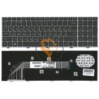 Клавіатура для ноутбука HP ProBook 4540S 4545S сіра рамка, чорна RU