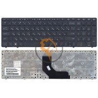 Клавіатура для ноутбука HP ProBook 6560B чорна рамка, чорна RU