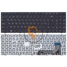 Клавіатура для ноутбука Lenovo IdeaPad 100-15 300-15 чорна рамка, чорна RU