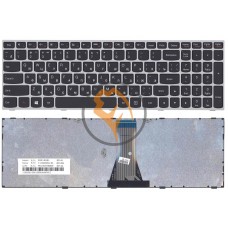 Клавіатура для ноутбука Lenovo IdeaPad G50-70 G50-30 сіра рамка, чорна RU