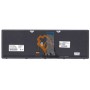 Клавіатура для ноутбука Lenovo IdeaPad G505S Z510 з підсвіткою, срібляста рамка, чорна RU