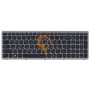 Клавіатура для ноутбука Lenovo IdeaPad G505S Z510 срібляста рамка, чорна RU