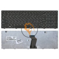 Клавіатура для ноутбука Lenovo IdeaPad G580 G585 Z580 Z585 Z780 сіра рамка, чорна RU