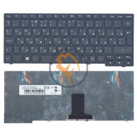 Клавіатура для ноутбука Lenovo IdeaPad S100 чорна рамка, чорна RU