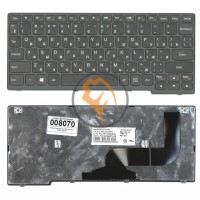 Клавіатура для ноутбука Lenovo IdeaPad S210T S215 чорна рамка, чорна RU