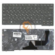 Клавіатура для ноутбука Lenovo IdeaPad S210T S215 чорна рамка, чорна RU