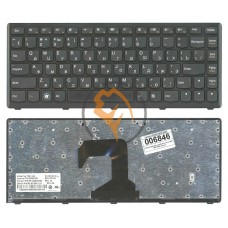 Клавіатура для ноутбука Lenovo IdeaPad S300 S400 S405 чорна рамка, чорна RU