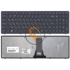 Клавіатура для ноутбука Lenovo IdeaPad S500 S500C чорна рамка, чорна RU