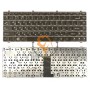 Клавіатура для ноутбука Lenovo IdeaPad Y470 сіра рамка, чорна RU