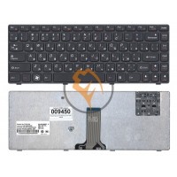 Клавіатура для ноутбука Lenovo IdeaPad Y480 чорна рамка, чорна RU