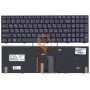 Клавіатура для ноутбука Lenovo IdeaPad Y500 з підсвіткою, чорна рамка, чорна RU