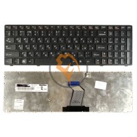 Клавіатура для ноутбука Lenovo IdeaPad Y570 чорна рамка, чорна RU