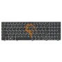 Клавіатура для ноутбука Lenovo IdeaPad Y570 сіра рамка, чорна RU