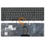 Клавіатура для ноутбука Lenovo IdeaPad Y570 сіра рамка, чорна RU