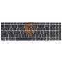 Клавіатура для ноутбука Lenovo IdeaPad Z560 Z565 G570 G770 Bronze рамка, чорна RU
