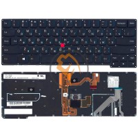 Клавіатура для ноутбука Lenovo Ideapad Edge E445 без рамки, чорна RU