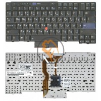 Клавіатура для ноутбука Lenovo ThinkPad T400S T410 T410I X220 T400 з вказівником Point Stick, чорна RU