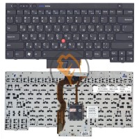 Клавіатура для ноутбука Lenovo ThinkPad T430 T430I X230 T530 L430 з вказівником Point Stick, чорна рамка, чорна RU