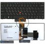 Клавіатура для ноутбука Lenovo ThinkPad X1 з підсвіткою, з вказівником Point Stick, чорна рамка, чорна RU